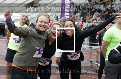 Amsterdam 16 maart 2024
Radio 538 run tbv het Prinses Maxima Centrum in het Olympisch stadion. Oa aanwezig 
Naomi v As en Marielle Smit