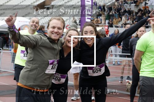 Amsterdam 16 maart 2024
Radio 538 run tbv het Prinses Maxima Centrum in het Olympisch stadion. Oa aanwezig 
Naomi v As en Marielle Smit