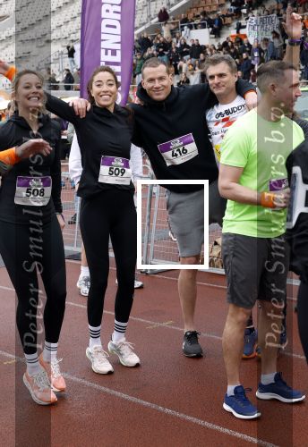 Amsterdam 16 maart 2024
Radio 538 run tbv het Prinses Maxima Centrum in het Olympisch stadion. Oa aanwezig 
Naomi v As en Marielle Smit