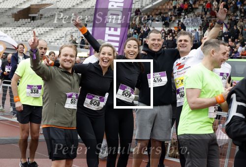 Amsterdam 16 maart 2024
Radio 538 run tbv het Prinses Maxima Centrum in het Olympisch stadion. Oa aanwezig 
Naomi v As en Marielle Smit