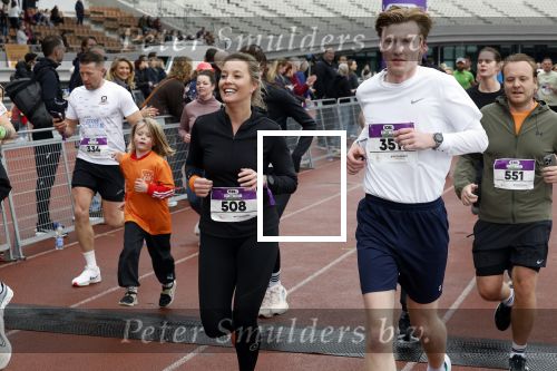 Amsterdam 16 maart 2024
Radio 538 run tbv het Prinses Maxima Centrum in het Olympisch stadion. Oa aanwezig 
Naomi v As en Marielle Smit