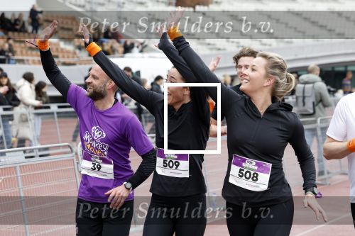 Amsterdam 16 maart 2024
Radio 538 run tbv het Prinses Maxima Centrum in het Olympisch stadion. Oa aanwezig 
Naomi v As en Marielle Smit