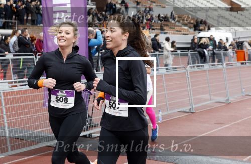 Amsterdam 16 maart 2024
Radio 538 run tbv het Prinses Maxima Centrum in het Olympisch stadion. Oa aanwezig 
Naomi v As en Marielle Smit