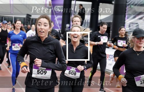 Amsterdam 16 maart 2024
Radio 538 run tbv het Prinses Maxima Centrum in het Olympisch stadion. Oa aanwezig 
Naomi v As en Marielle Smit