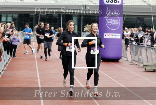 Amsterdam 16 maart 2024
Radio 538 run tbv het Prinses Maxima Centrum in het Olympisch stadion. Oa aanwezig 
Naomi v As en Marielle Smit