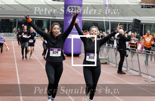 Amsterdam 16 maart 2024
Radio 538 run tbv het Prinses Maxima Centrum in het Olympisch stadion. Oa aanwezig 
Naomi v As en Marielle Smit