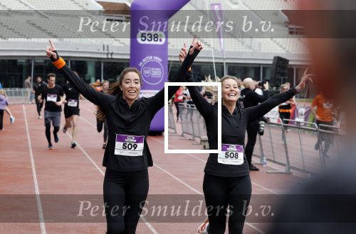 Amsterdam 16 maart 2024
Radio 538 run tbv het Prinses Maxima Centrum in het Olympisch stadion. Oa aanwezig 
Naomi v As en Marielle Smit