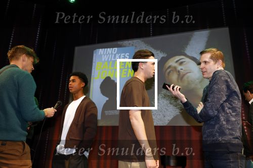 Amsterdam 27 maart 2024
Boekpresentatie Nino Wilkes in boom boom Chicago. Nino Wilkes en Shane Kluivert worden geinterviewd