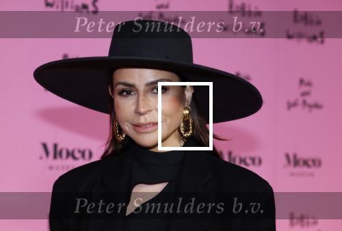 Amsterdam 7 maart 2024
Opening expositie Robbie Williams in het Moco museum. Olcay Gulsen kwam met haar zus Dolshe