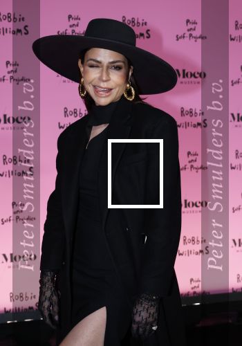 Amsterdam 7 maart 2024
Opening expositie Robbie Williams in het Moco museum. Olcay Gulsen kwam met haar zus Dolshe