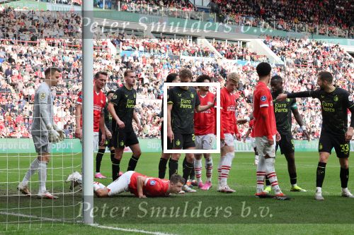 Eindhoven, 3 maart 2024 PSV-Feyenoord, eindstand 2-2 
Kompetitie Seizoen 2023-2024
Olivier Boscagli