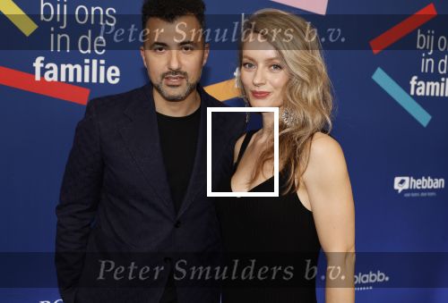 Amsterdam 15 maart 2024
Boekenbal in de stadschouwburg. Ozcan Akyol  en partner Anna van den Breemer (Eus)