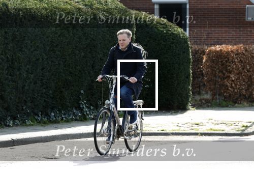 Enschede 2 maart 2024
Pieter Omtzigt vertrekt op de fiets vanaf zijn huis naar voetbalclub Emos.