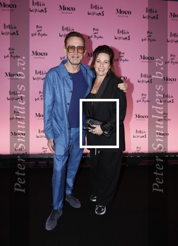 Amsterdam 7 maart 2024
Opening expositie Robbie Williams in het Moco museum. Prins Bernhard en zijn vrouw Prinses Annette