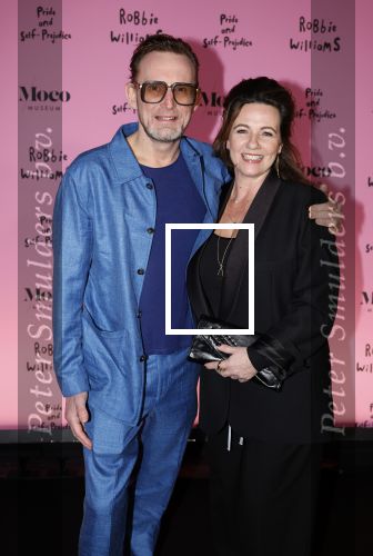 Amsterdam 7 maart 2024
Opening expositie Robbie Williams in het Moco museum. Prins Bernhard en zijn vrouw Prinses Annette