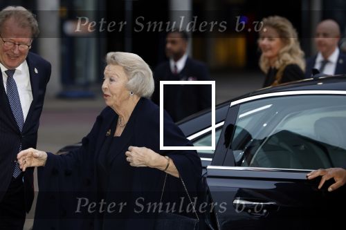 Den Haag 13 maart 2024
Uitreiking Prins Friso prijs op universiteit van Den Haag . Aanwezig burgemeester Jan v Zanen Prinses Beatrix Prinses Mabel en haar moeder.