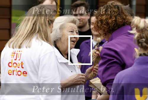 Utrecht 15 maart 2024
 Prinses Beatrix doet vrijwilligerswerk in een stadsboerderij tijdens de twintigste editie van NLdoet, de grootste vrijwilligersactie van Nederland