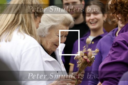 Utrecht 15 maart 2024
 Prinses Beatrix doet vrijwilligerswerk in een stadsboerderij tijdens de twintigste editie van NLdoet, de grootste vrijwilligersactie van Nederland