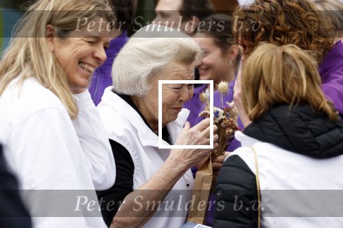 Utrecht 15 maart 2024
 Prinses Beatrix doet vrijwilligerswerk in een stadsboerderij tijdens de twintigste editie van NLdoet, de grootste vrijwilligersactie van Nederland