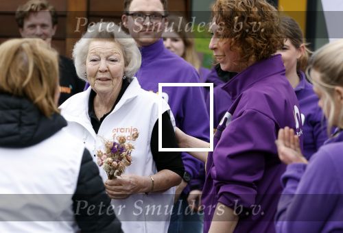 Utrecht 15 maart 2024
 Prinses Beatrix doet vrijwilligerswerk in een stadsboerderij tijdens de twintigste editie van NLdoet, de grootste vrijwilligersactie van Nederland