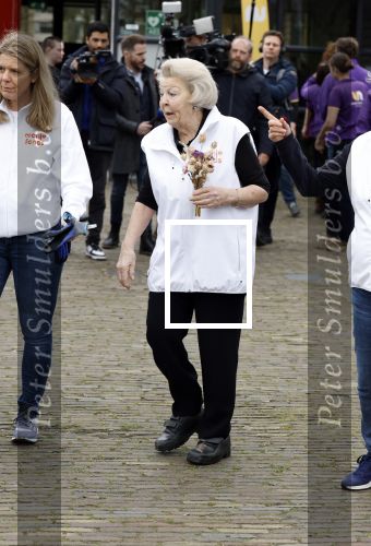 Utrecht 15 maart 2024
 Prinses Beatrix doet vrijwilligerswerk in een stadsboerderij tijdens de twintigste editie van NLdoet, de grootste vrijwilligersactie van Nederland