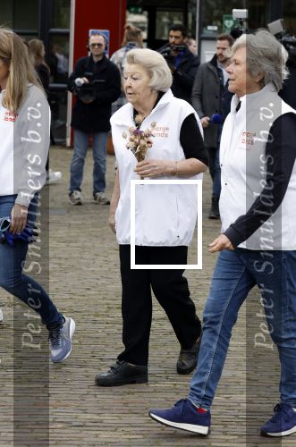 Utrecht 15 maart 2024
 Prinses Beatrix doet vrijwilligerswerk in een stadsboerderij tijdens de twintigste editie van NLdoet, de grootste vrijwilligersactie van Nederland