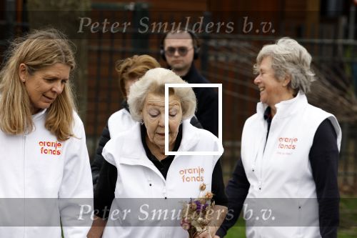 Utrecht 15 maart 2024
 Prinses Beatrix doet vrijwilligerswerk in een stadsboerderij tijdens de twintigste editie van NLdoet, de grootste vrijwilligersactie van Nederland