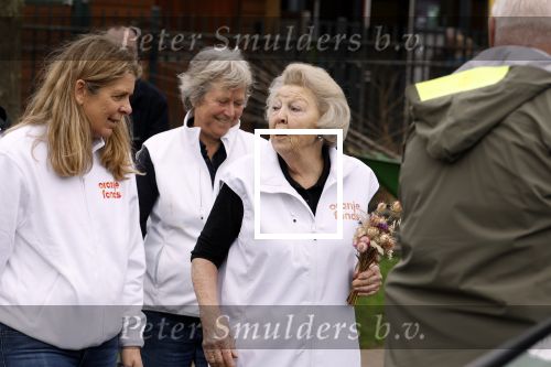 Utrecht 15 maart 2024
 Prinses Beatrix doet vrijwilligerswerk in een stadsboerderij tijdens de twintigste editie van NLdoet, de grootste vrijwilligersactie van Nederland