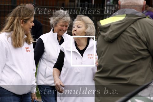 Utrecht 15 maart 2024
 Prinses Beatrix doet vrijwilligerswerk in een stadsboerderij tijdens de twintigste editie van NLdoet, de grootste vrijwilligersactie van Nederland