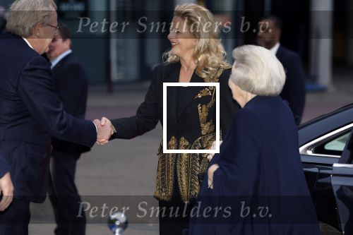 Den Haag 13 maart 2024
Uitreiking Prins Friso prijs op universiteit van Den Haag . Aanwezig burgemeester Jan v Zanen Prinses Beatrix Prinses Mabel en haar moeder.