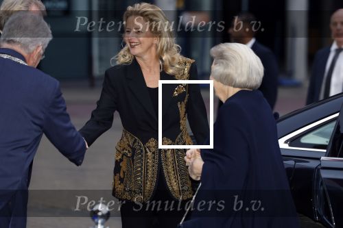 Den Haag 13 maart 2024
Uitreiking Prins Friso prijs op universiteit van Den Haag . Aanwezig burgemeester Jan v Zanen Prinses Beatrix Prinses Mabel en haar moeder.