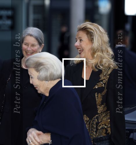 Den Haag 13 maart 2024
Uitreiking Prins Friso prijs op universiteit van Den Haag . Aanwezig burgemeester Jan v Zanen Prinses Beatrix Prinses Mabel en haar moeder.