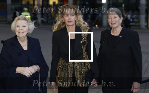 Den Haag 13 maart 2024
Uitreiking Prins Friso prijs op universiteit van Den Haag . Aanwezig burgemeester Jan v Zanen Prinses Beatrix Prinses Mabel en haar moeder.