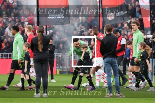 Eindhoven, 3 maart 2024 PSV-Feyenoord, eindstand 2-2 
Kompetitie Seizoen 2023-2024