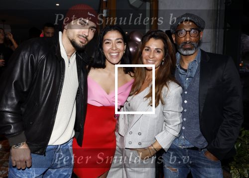 Amsterdam 22 maart 2024
Opening restaurant Poppy\'s van Moise Trustfull  Britt Scholte en Carola Kirschbaum . Quinty Trustfull Orlando Trustfull Moise Trustfull en Kayne Trustfull