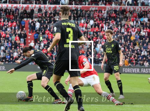 Eindhoven, 3 maart 2024 PSV-Feyenoord, eindstand 2-2 
Kompetitie Seizoen 2023-2024
Ramiz Zerrouki