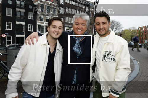 Amsterdam 21 maart 2024
Cd presentatie Billy Dans in de Jordaan. Rene Froger kwam met zijn zoons Maxime en Danny