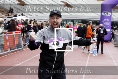 Amsterdam 16 maart 2024
Radio 538 run tbv het Prinses Maxima Centrum in het Olympisch stadion. Oa aanwezig 
Rene Watzema