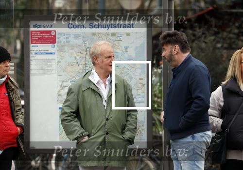Amsterdam 26 maart 2024
Rob v Hulst met een kennis in Amsterdam zuid.