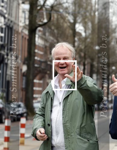 Amsterdam 26 maart 2024
Rob v Hulst met een kennis in Amsterdam zuid.