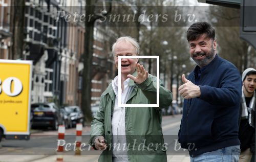 Amsterdam 26 maart 2024
Rob v Hulst met een kennis in Amsterdam zuid.