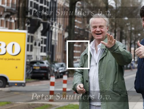 Amsterdam 26 maart 2024
Rob v Hulst met een kennis in Amsterdam zuid.