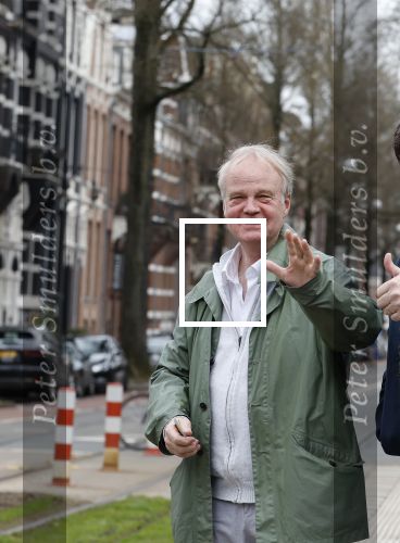 Amsterdam 26 maart 2024
Rob v Hulst met een kennis in Amsterdam zuid.