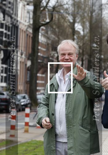 Amsterdam 26 maart 2024
Rob v Hulst met een kennis in Amsterdam zuid.