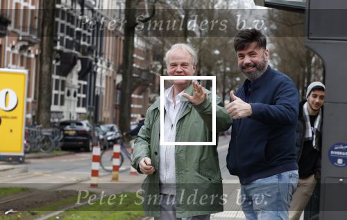 Amsterdam 26 maart 2024
Rob v Hulst met een kennis in Amsterdam zuid.