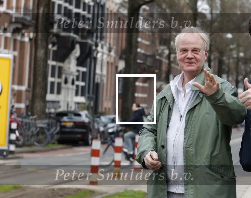 Amsterdam 26 maart 2024
Rob v Hulst met een kennis in Amsterdam zuid.