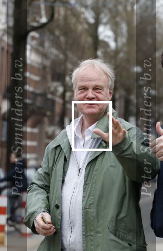 Amsterdam 26 maart 2024
Rob v Hulst met een kennis in Amsterdam zuid.