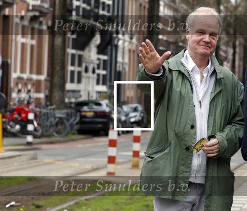 Amsterdam 26 maart 2024
Rob v Hulst met een kennis in Amsterdam zuid.