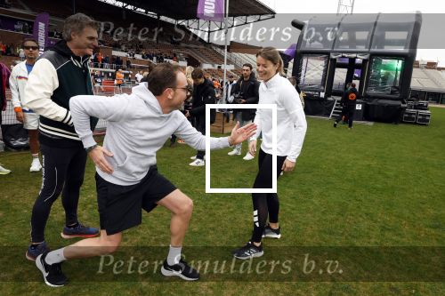 Amsterdam 16 maart 2024
Radio 538 run tbv het Prinses Maxima Centrum in het Olympisch stadion. Oa aanwezig 
Robert Doornbos en Dafne Schippers