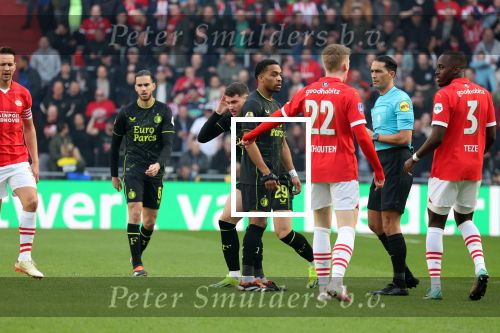 Eindhoven, 3 maart 2024 PSV-Feyenoord, eindstand 2-2 
Kompetitie Seizoen 2023-2024
Scheidsrechter Serdar Gozubuyuk